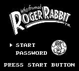 Who Framed Roger Rabbit screenshot 3 for GameBoy